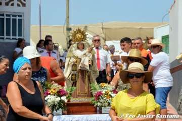 Misa y procesión terrestre-marítima de la playa de Ojos de Garza (Foto TA)
